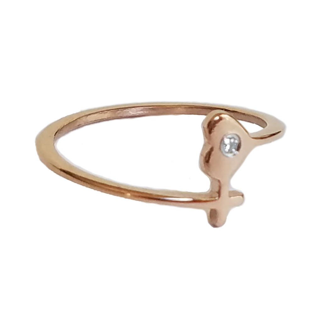 Stainless Steel Cz Ring